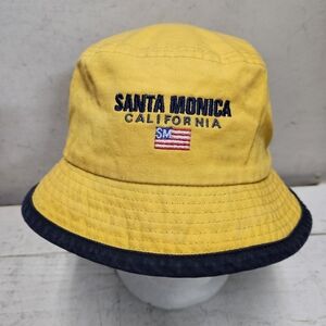 Medium SANTA MONICA California Embroidered Bucket Hat Vented Sky brand